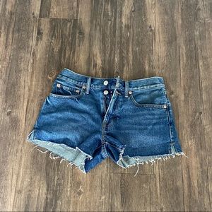 Lucky Brand Mid Rise Cut Off Shorts